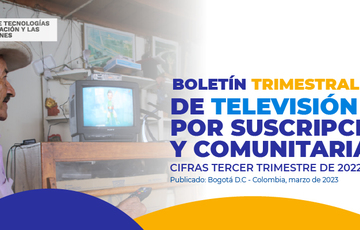 Portada Boletín televisión por suscripción y comunitaria Portada Boletín televisión por suscripción y comunitaria