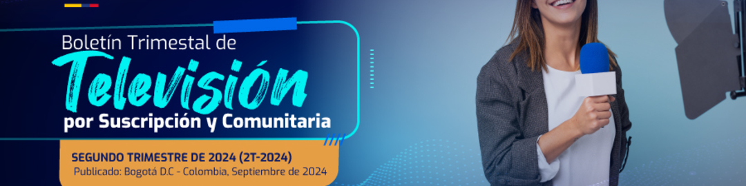 Portada Boletín televisión por suscripción y comunitaria