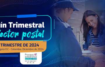 Portada Boletín sector postal 2018