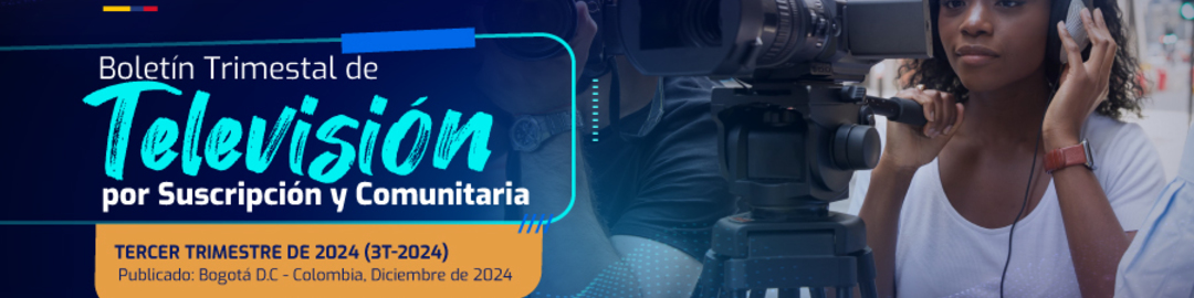 Portada Boletín televisión por suscripción y comunitaria