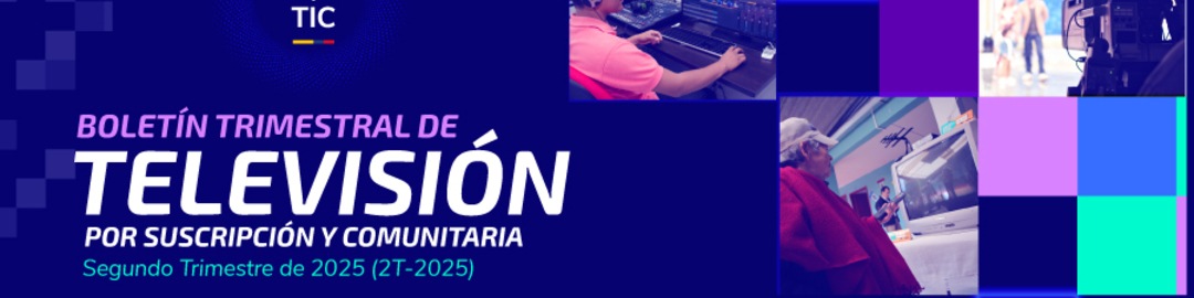 Portada Boletín televisión por suscripción y comunitaria